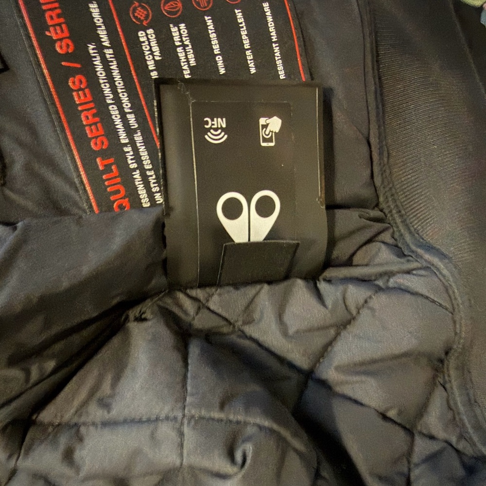 Moose Knuckles Black Quilted Bomber Jacket - Picture 5 of 6